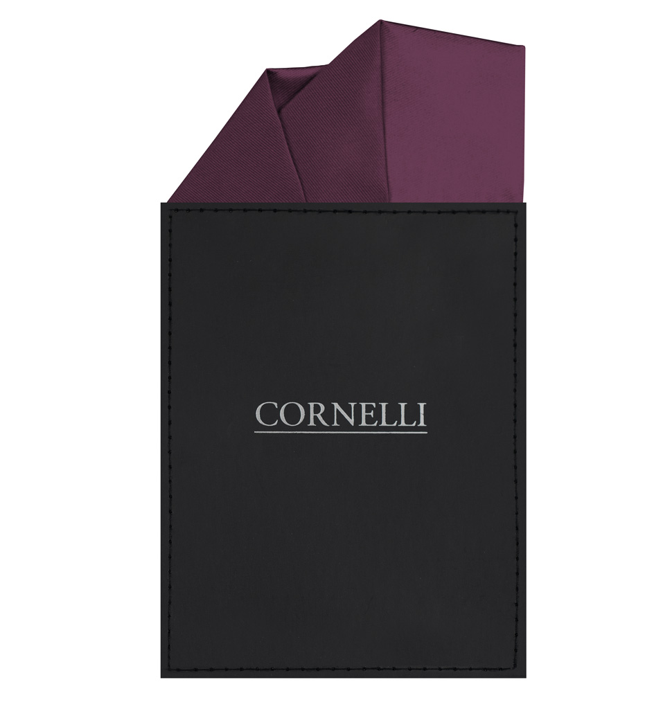 Solid Pocket Card Double Layered Eggplant APC12LL
