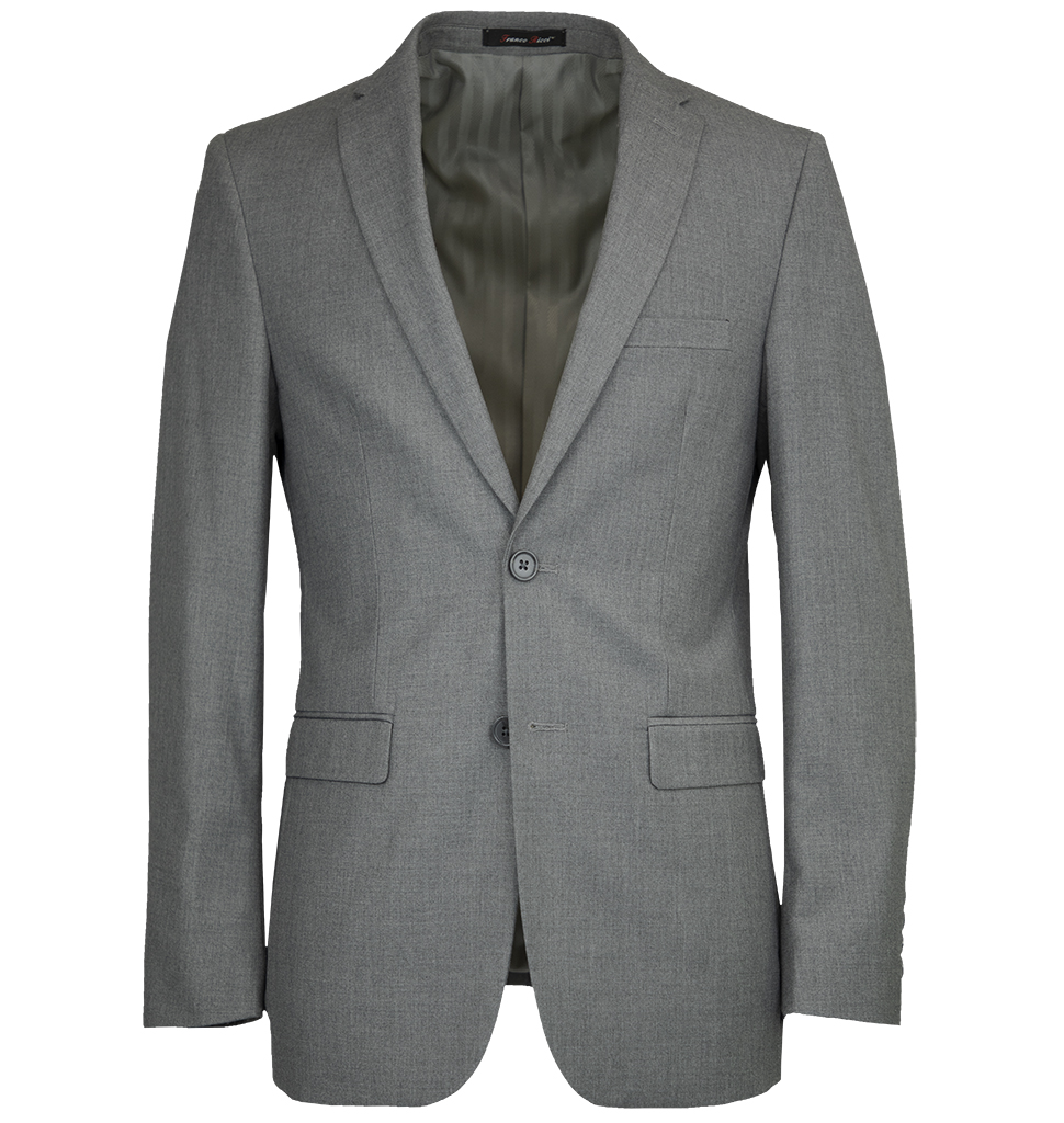 Franco Ricci Luxury 2 Piece Suit Modern Fit Light Grey