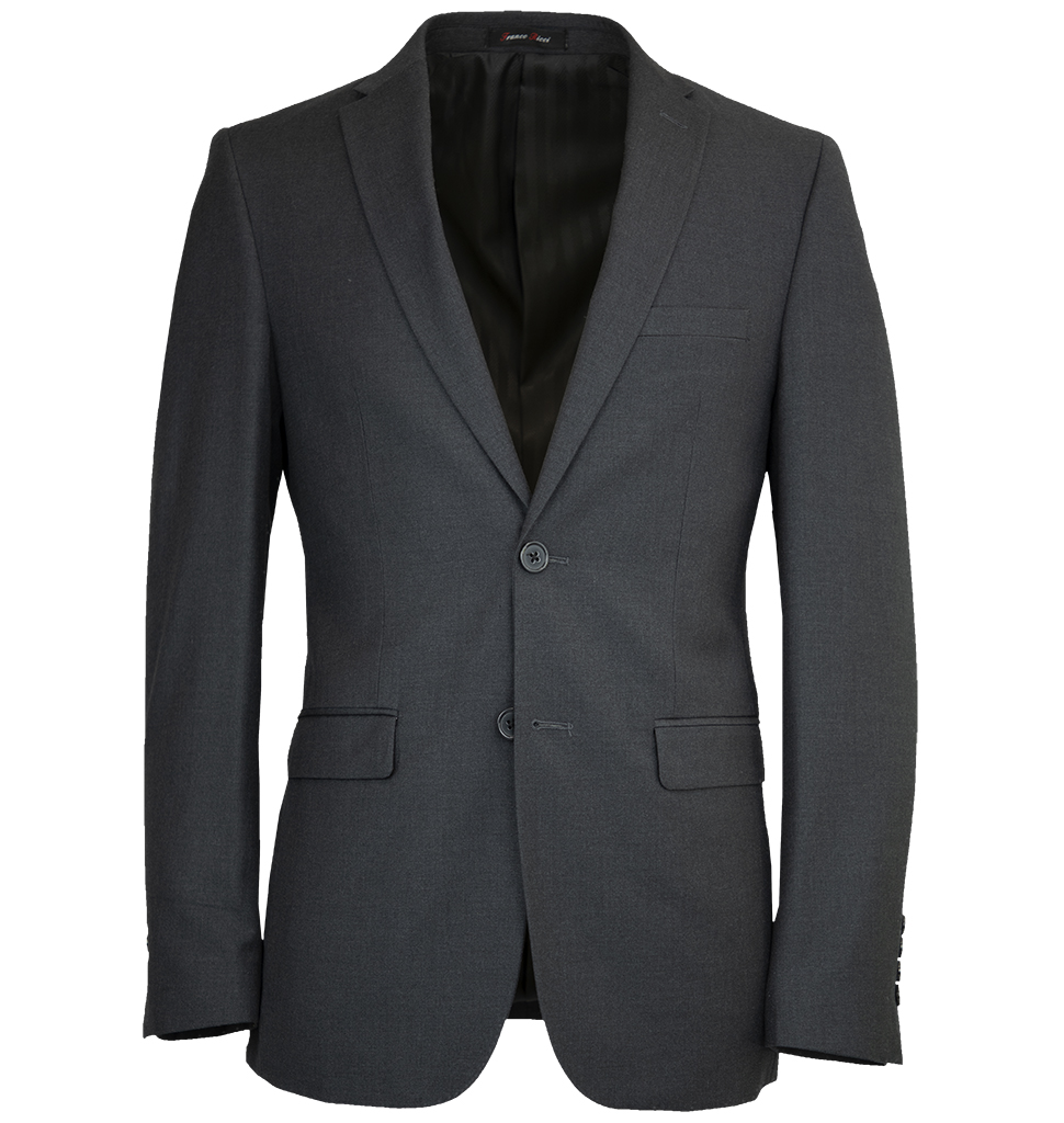 Franco Ricci Luxury 2 Piece Suit Modern Fit Charcoal