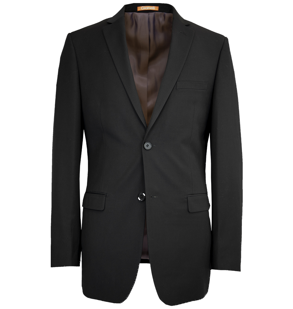 Gianelli Luxury 2 Piece Suit Modern Fit Black