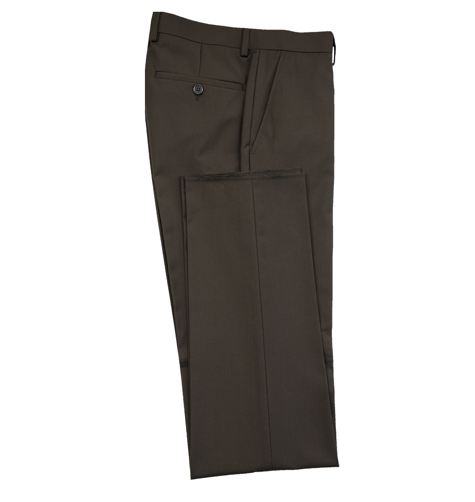 Cornelli Luxury Slacks Modern Fit Dark Brown