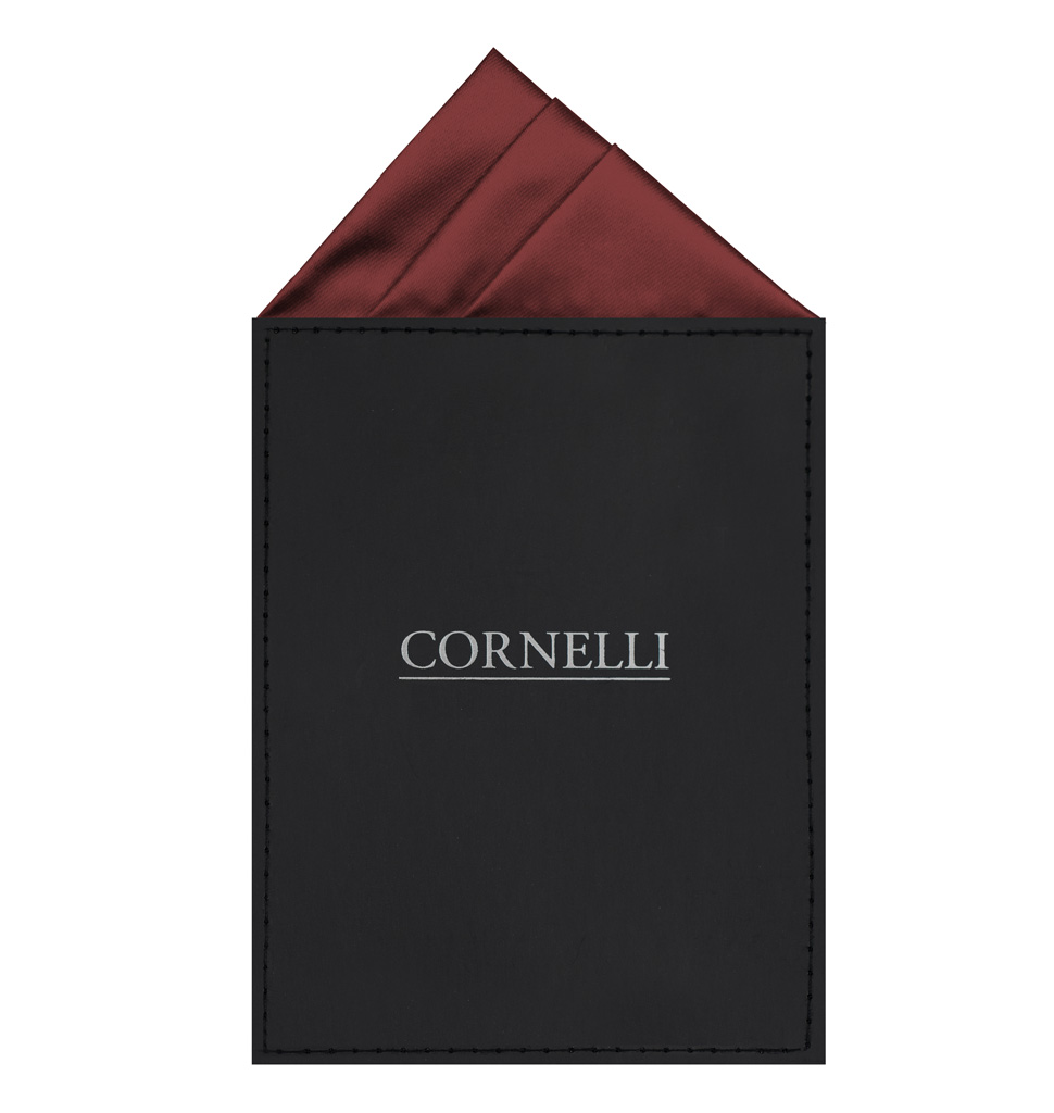 Solid Pocket Card Triple Layered Burgundy Apc13Mm