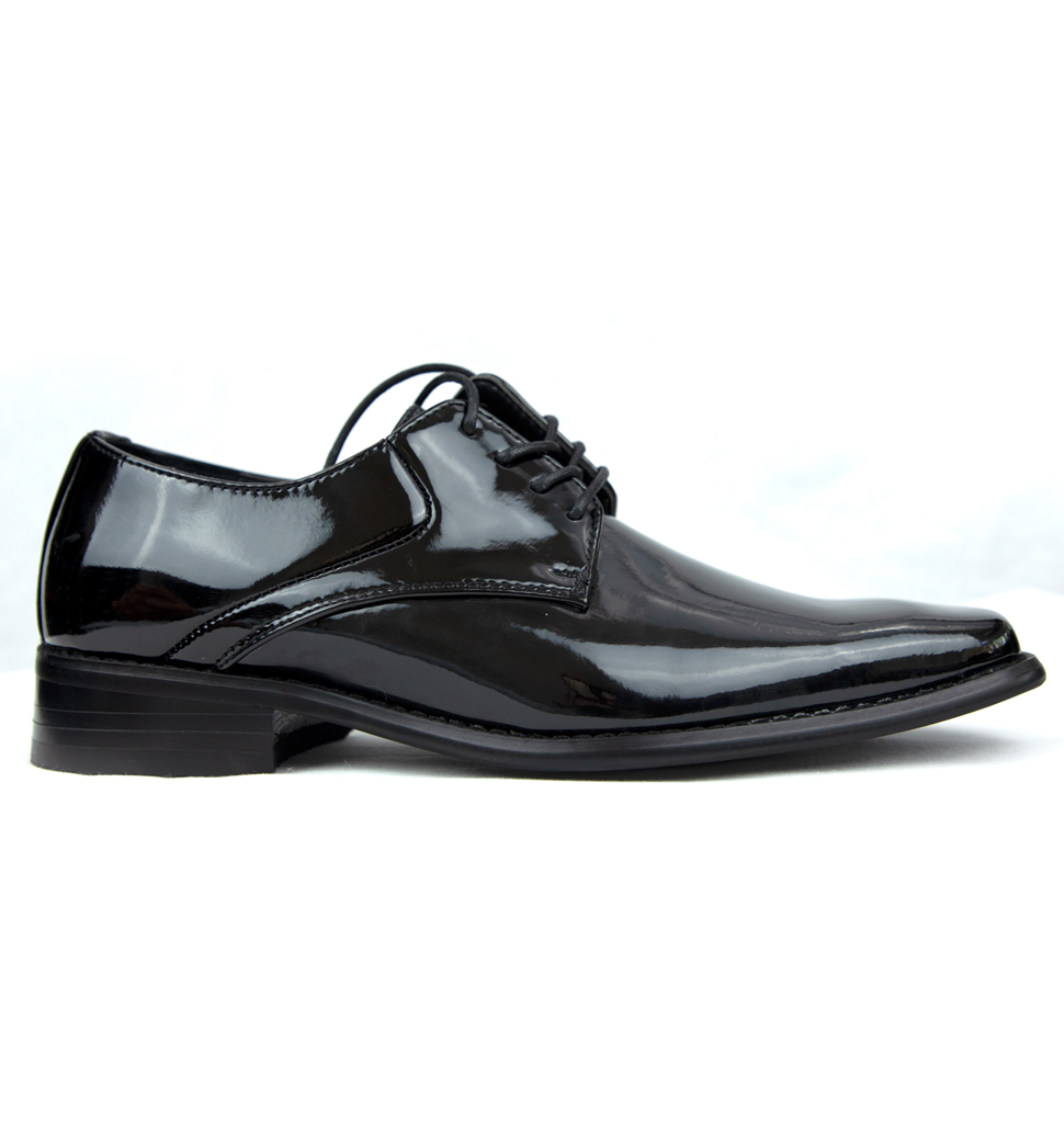 Giorgio Brutini Fallon Tuxedo Laced Shoes Black