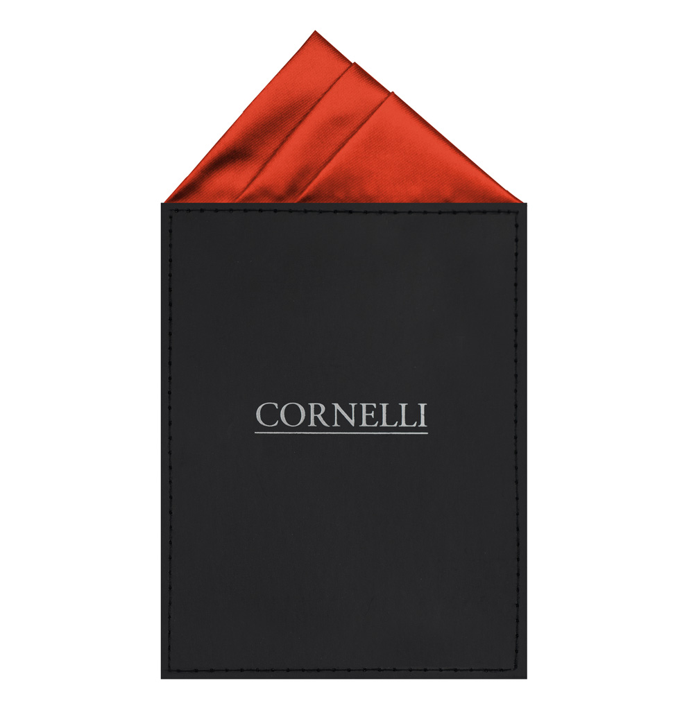 Solid Pocket Card Triple Layered Coral Red Apc13O