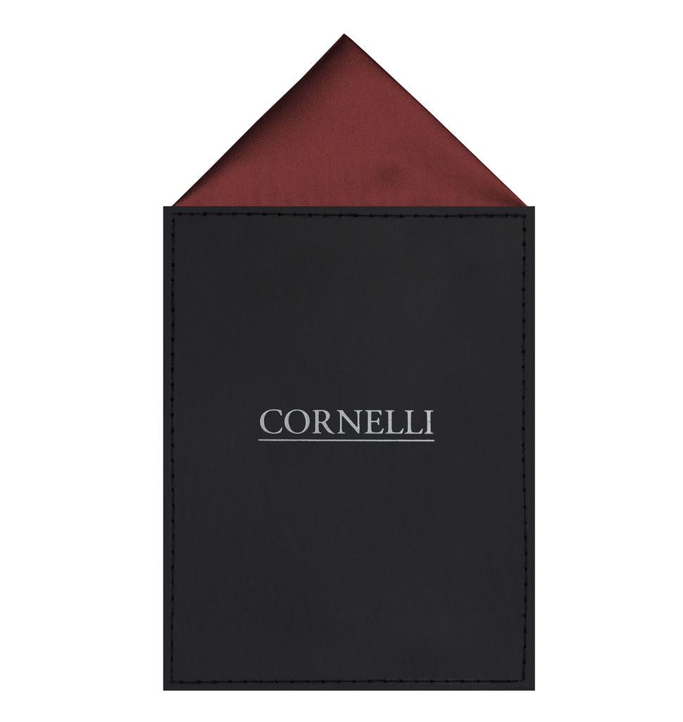 Solid Pocket Card Single Ear Burgundy Apc11Mm