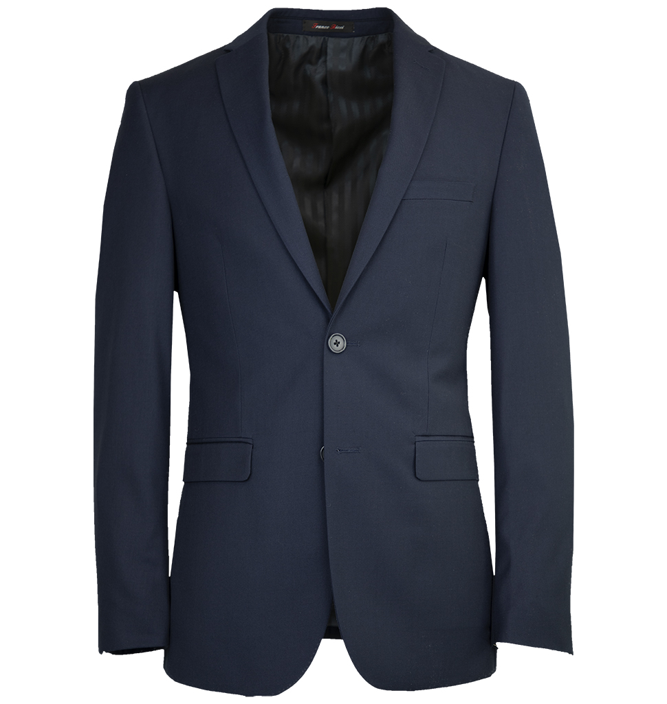 Franco Ricci Luxury 2 Piece Suit Modern Fit Navy