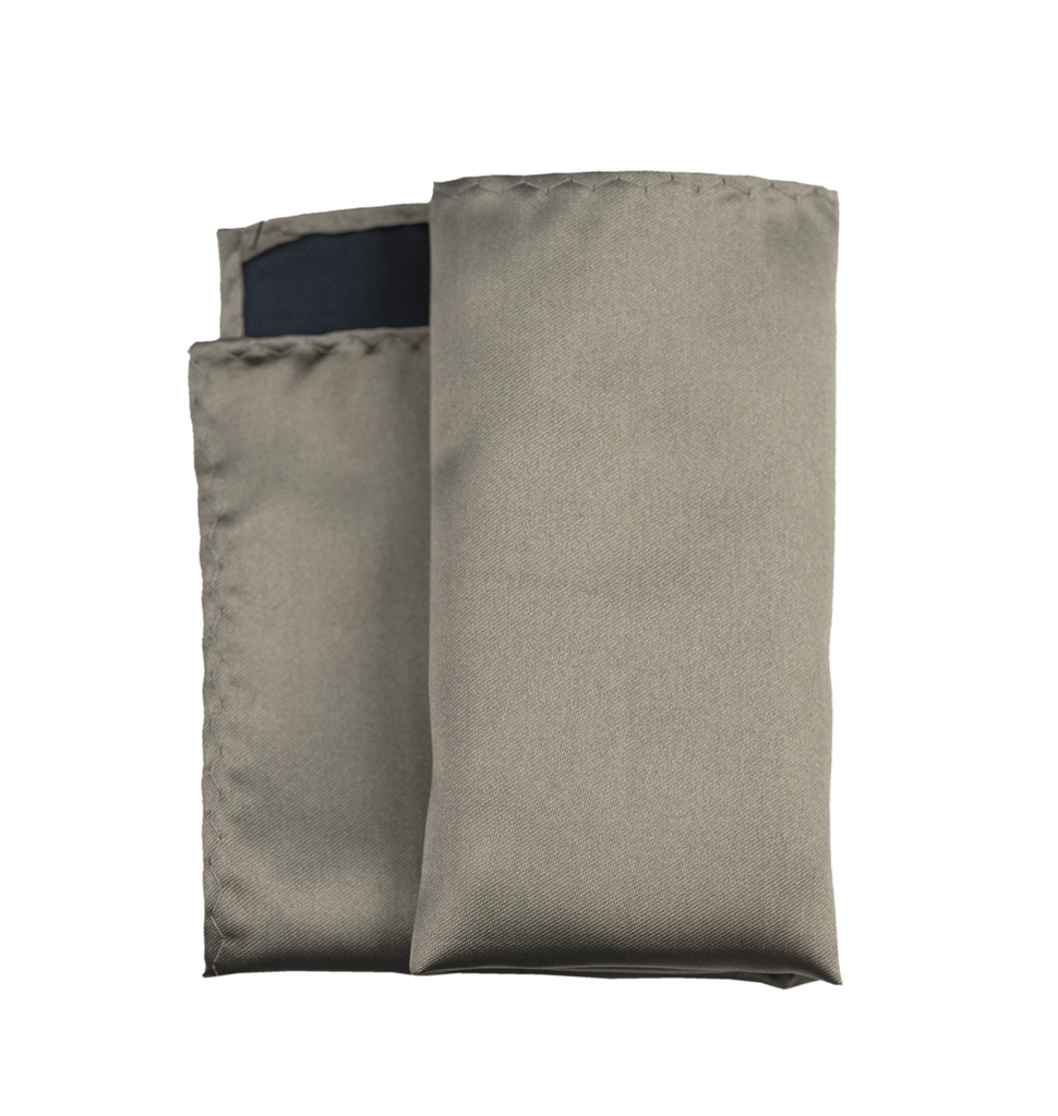 Solid Handkerchief Sterling Grey Ayc15Zz