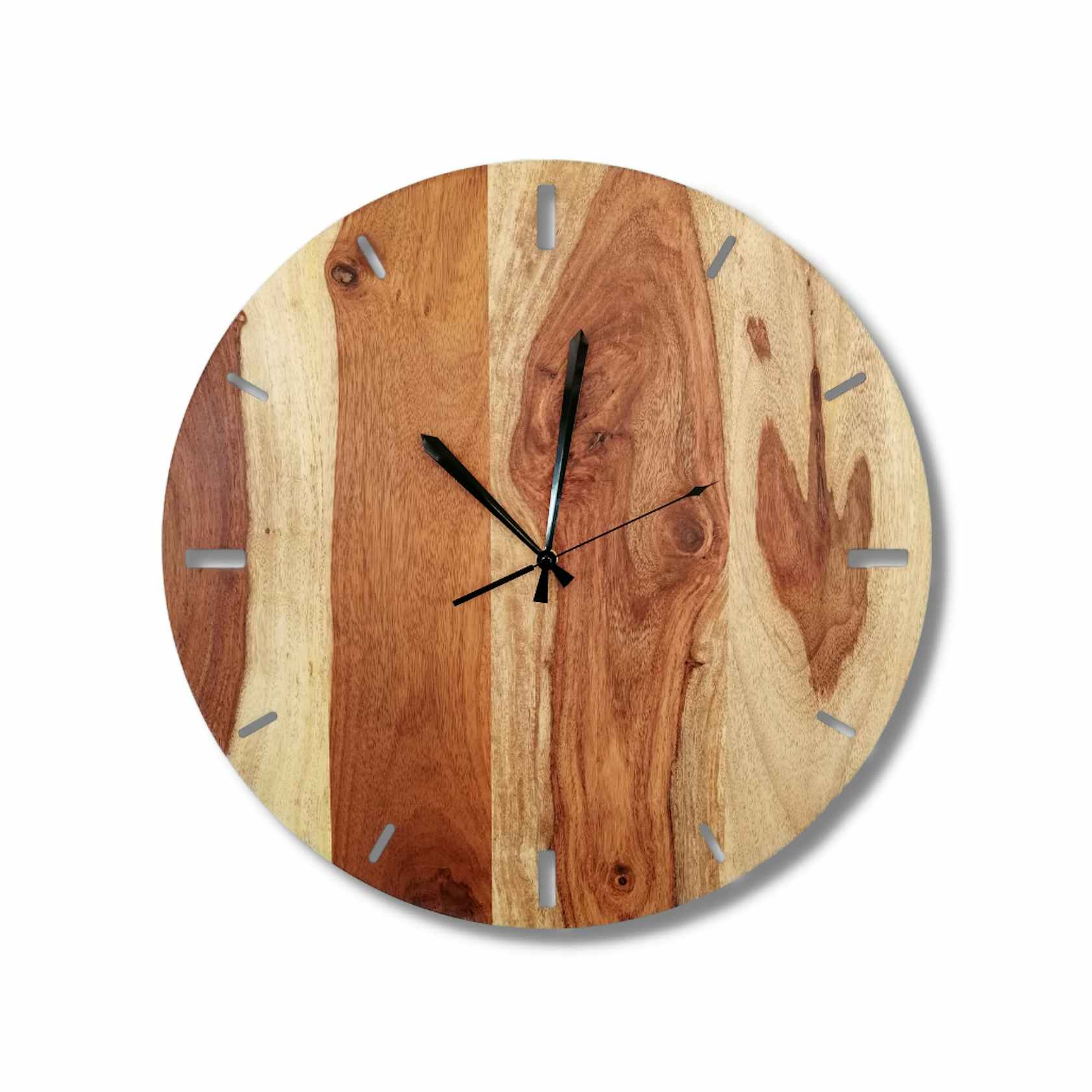 Wall Clock Round - Palisander