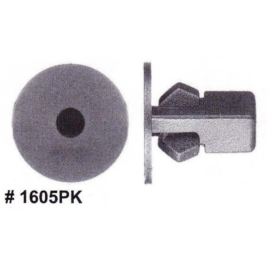 Disco Automotive Hardware Black Nylon Screw Grommets - 1605PK- 25pk