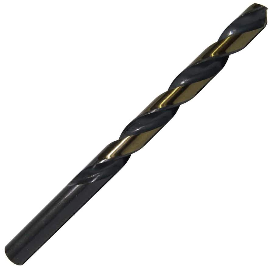 APPROVED VENDOR 15/64 HSS Drill Bits Black and Gold- 12pk
