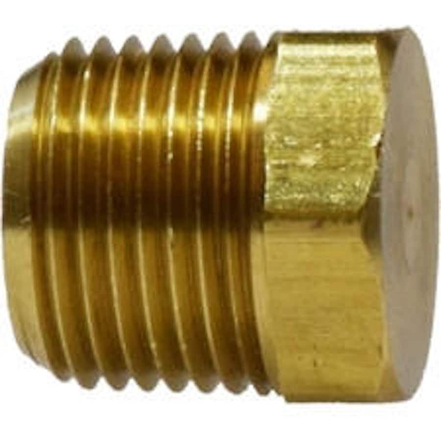 Midland Industries Brass Hex Head Plug 3/8 - 10pk