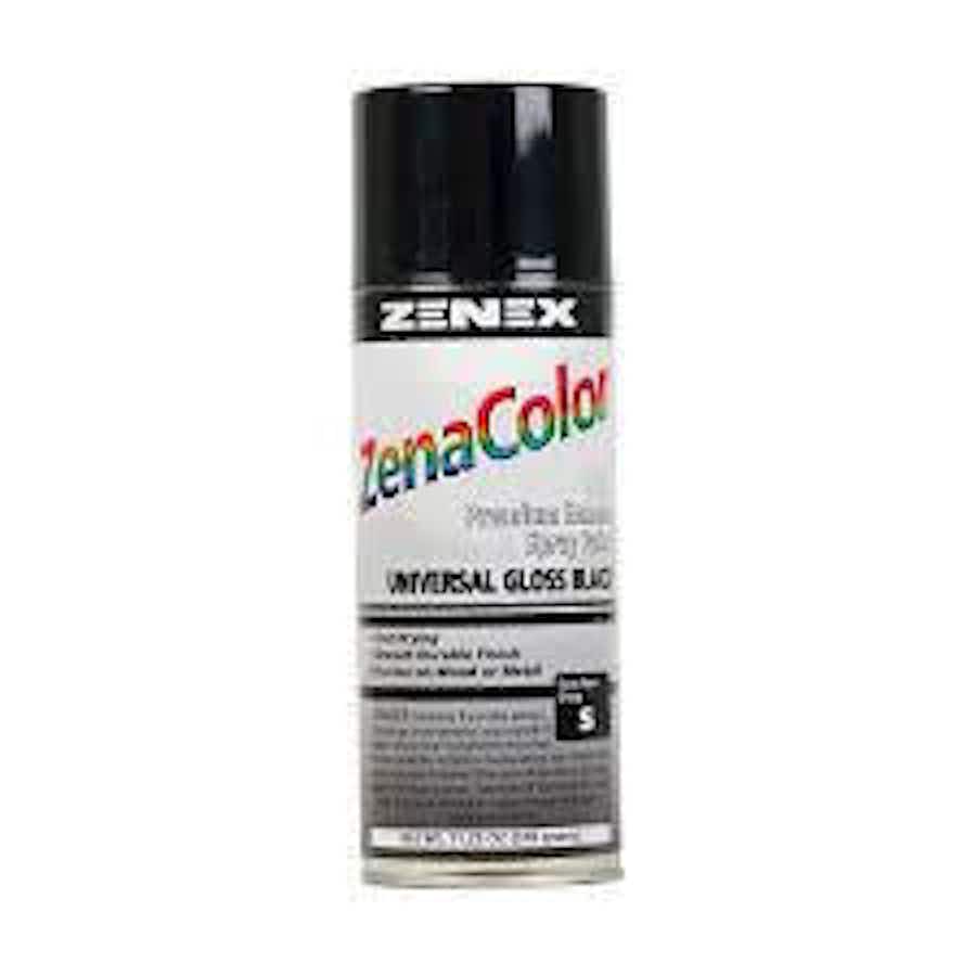 Zenex International Enamel Spray Paint - Universal Gloss Black