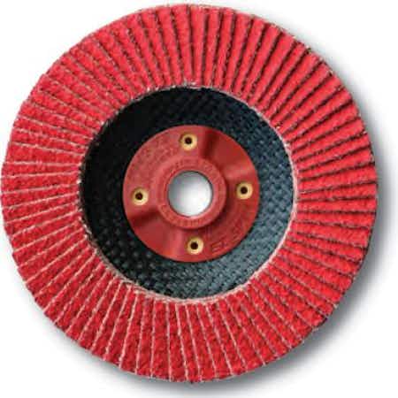 Busters Industrial Ceramic Flap Disc 4.5 x 7/8-11- 24g- 5pk