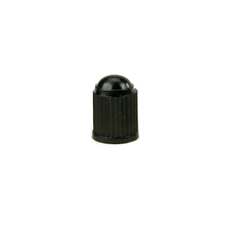 31 Inc TR VC-8 Black Plastic Valve Cap with Red Silicone Seal