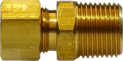 1/4 Tube To 1/8 NPT Male Straight Compression Fitting – N75 MotorSports