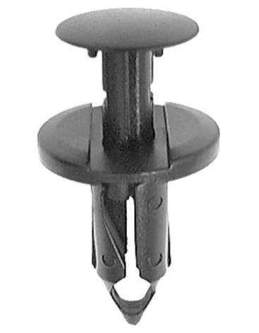 Black Nylon Push Type Retainers 11937PK25pk