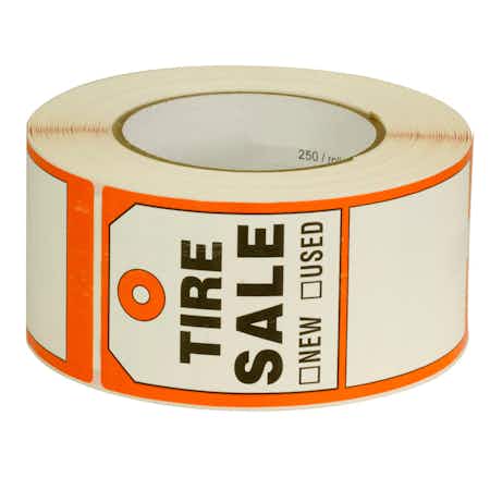 Tire Supply Used Tire Stickers 500\Roll