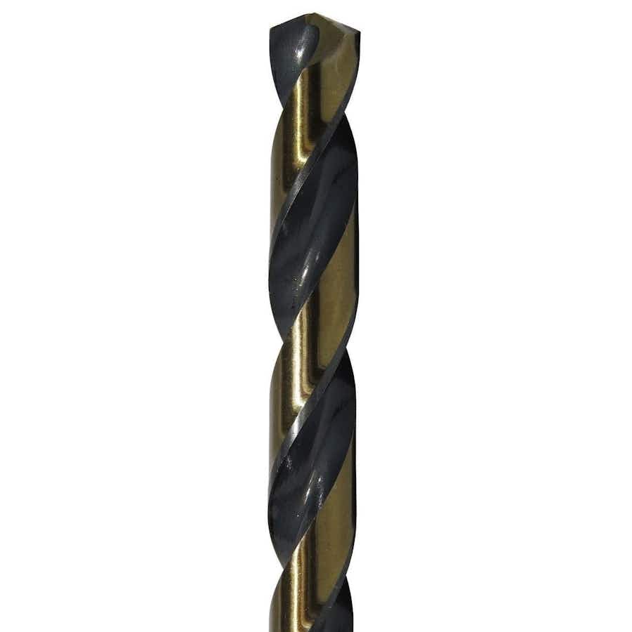 APPROVED VENDOR 33/64 HSS Drill Bits Black and Gold- 5pk