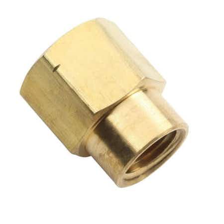 Midland Industries Brass Reducing Connector 3/8 Female x 1/4 Male - 10pk
