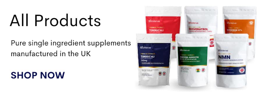 Pure single ingredient supplements manufactured in the UK