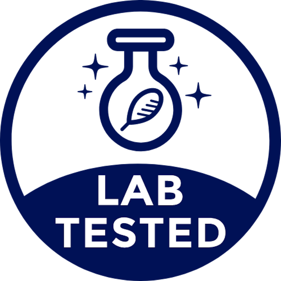 All ingredients are tested by accredited labs