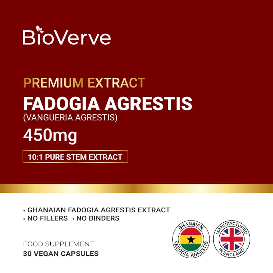 Fadogia Agrestis Extract 450mg front label