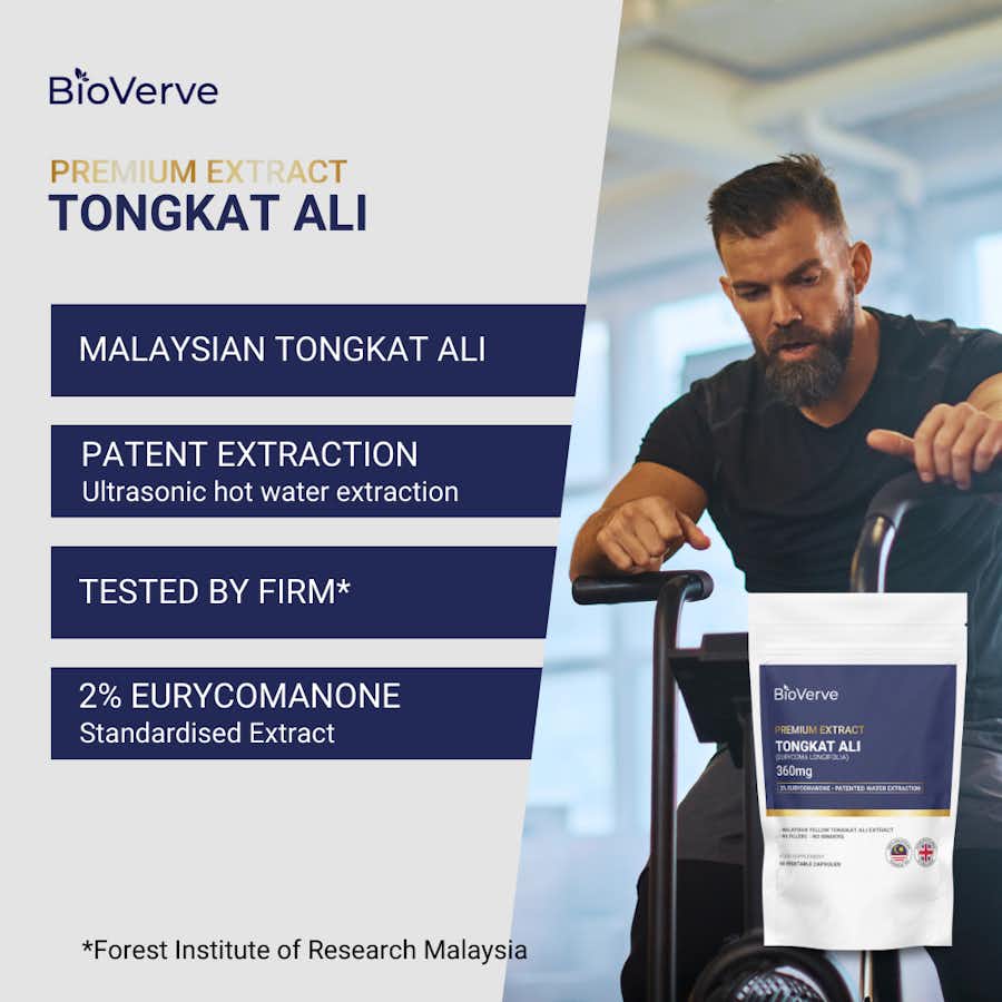Malaysian Tongkat Ali 360mg Key Benefits Continued