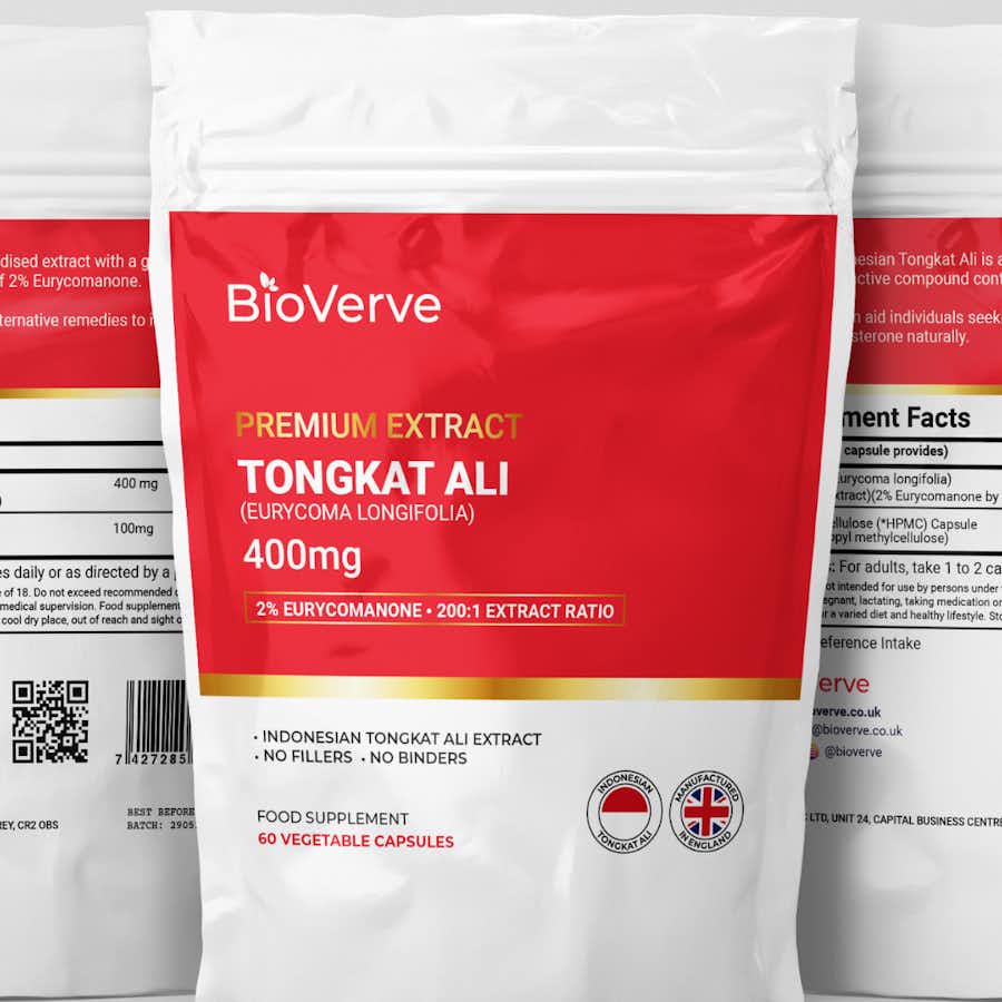 Indonesian Tongkat Ali (Eurycoma Longifolia) 400mg  2% Eurycomanone