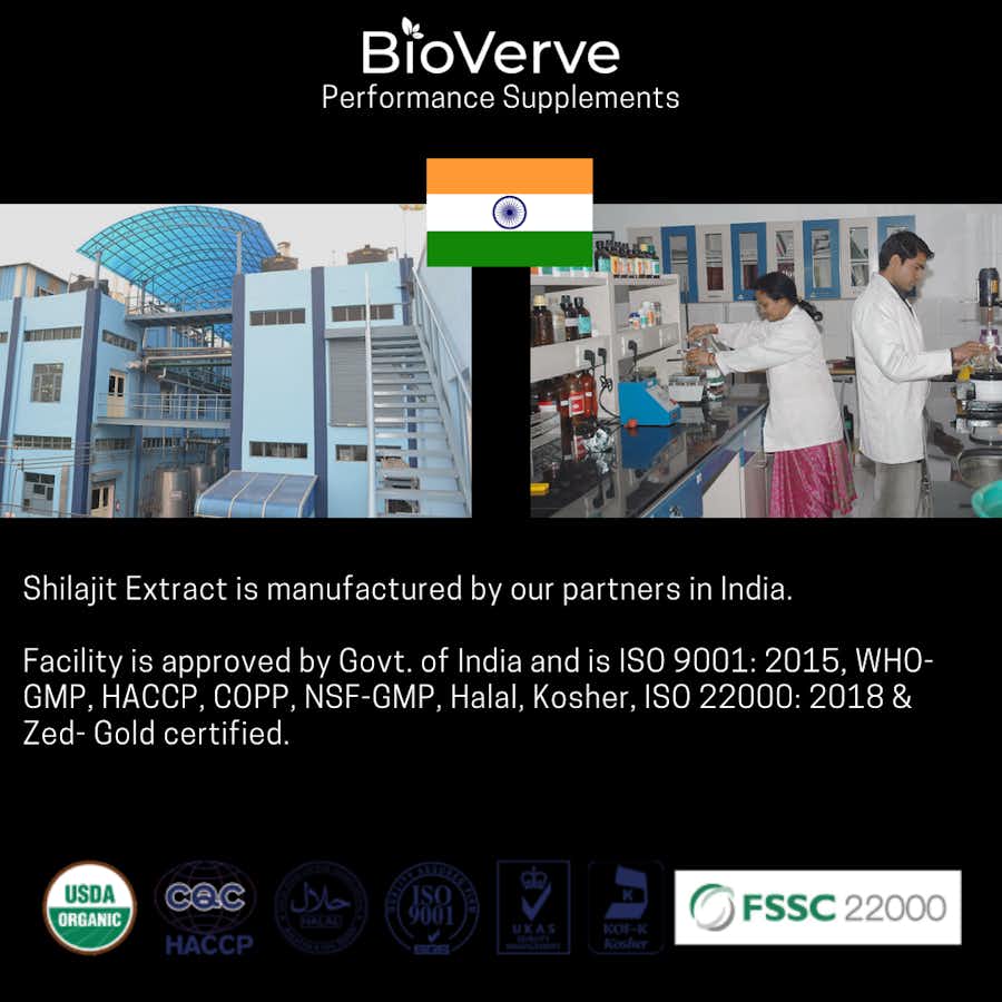 Shilajit 500mg 40% Fulvic Acid Manufacturing Team
