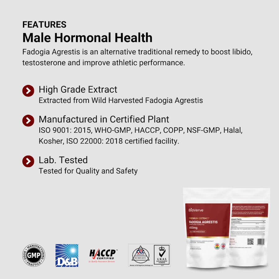 Fadogia Agrestis Extract 450mg Features