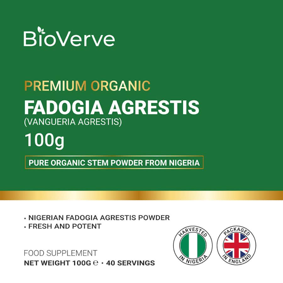 Nigerian Fadogia Agrestis front label