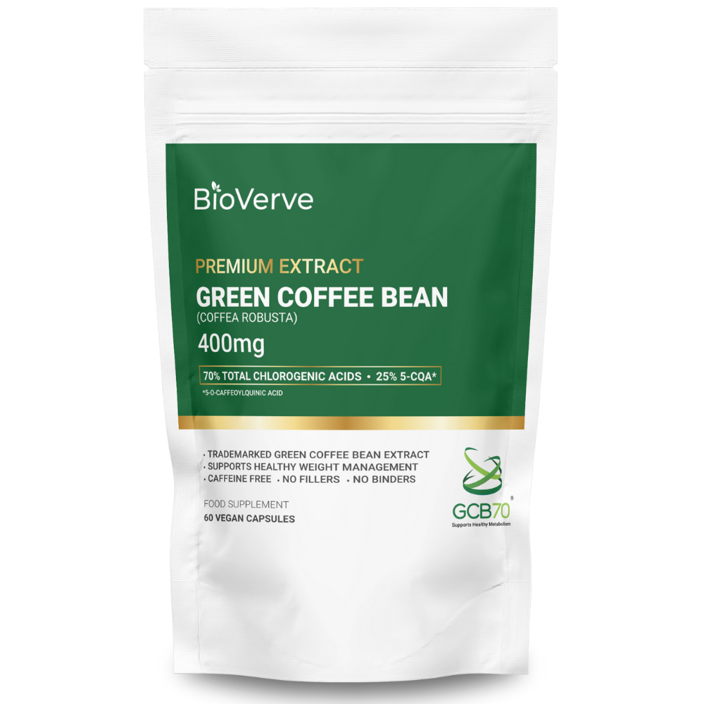 GCB70 Green Coffee Bean Extract 400mg 70% Chlorogenic Acids Product Image