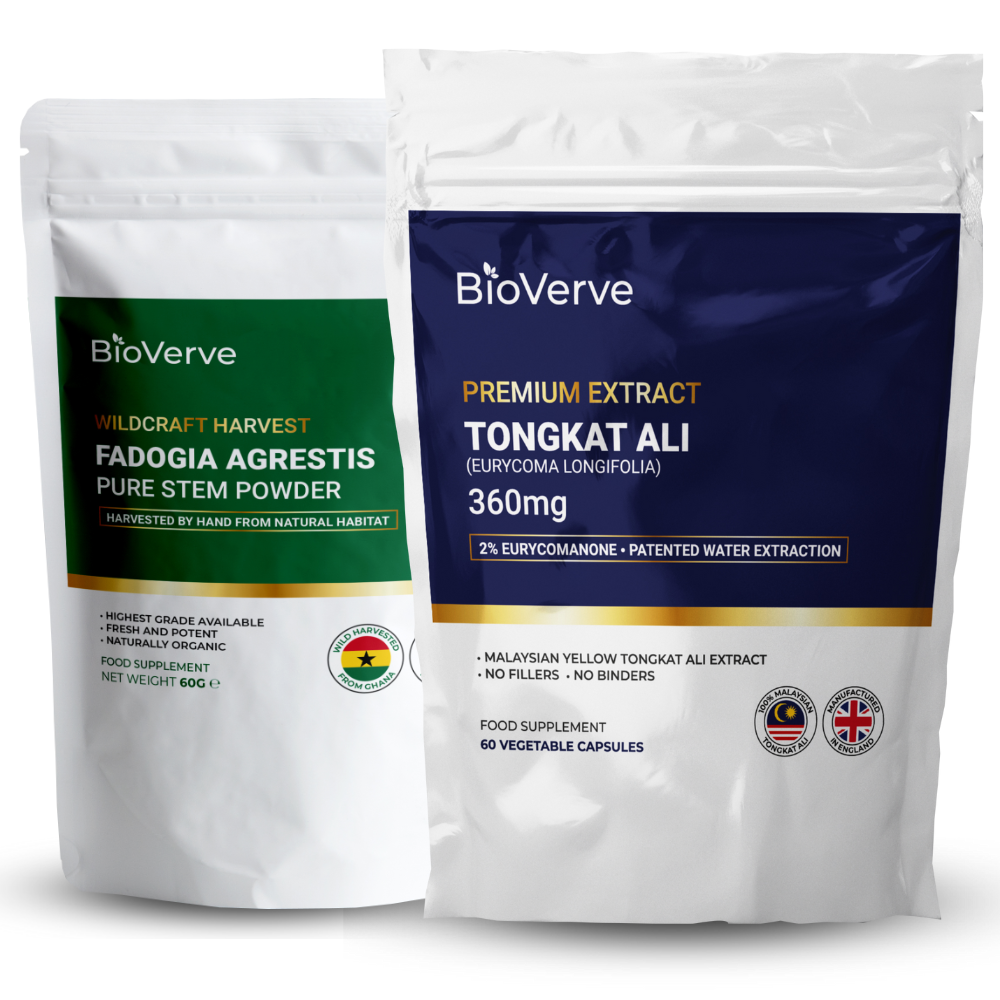 Malaysian Tongkat and Fadogia Agrestis Combo