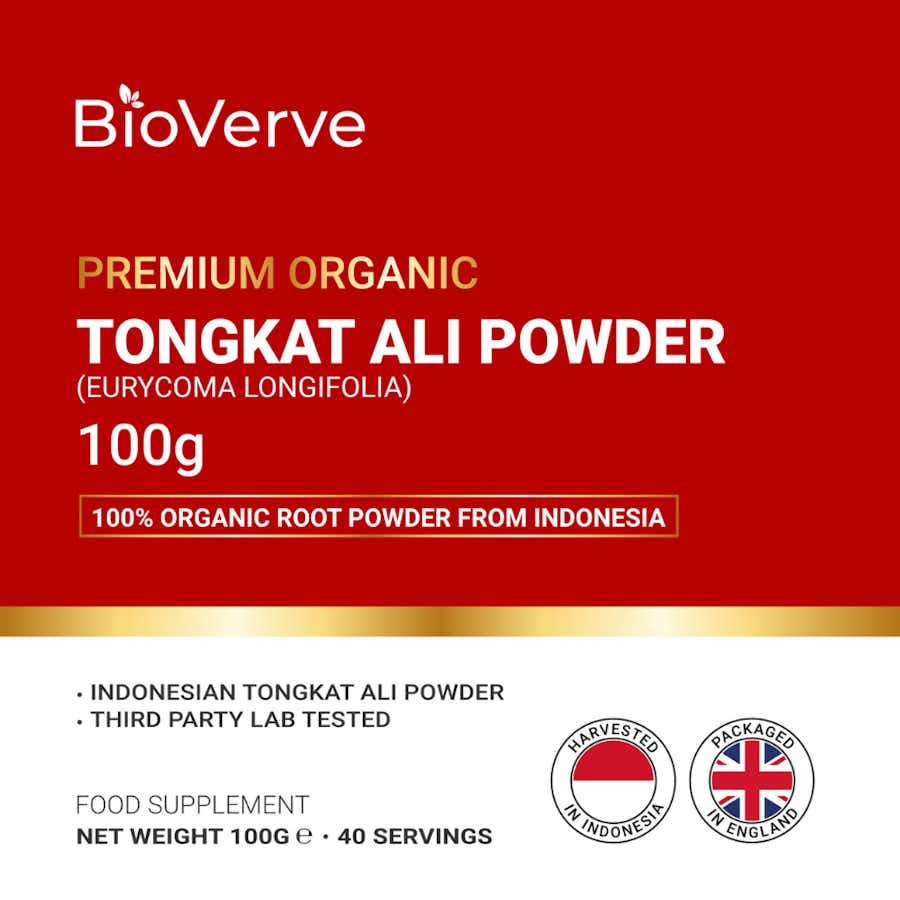Indonesian Tongkat Ali Powder Front Package description