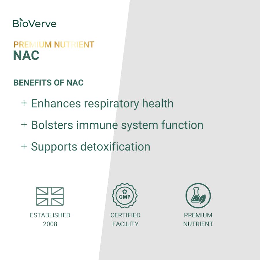 NAC (N-Acetyl-L-Cysteine)  400mg benefits