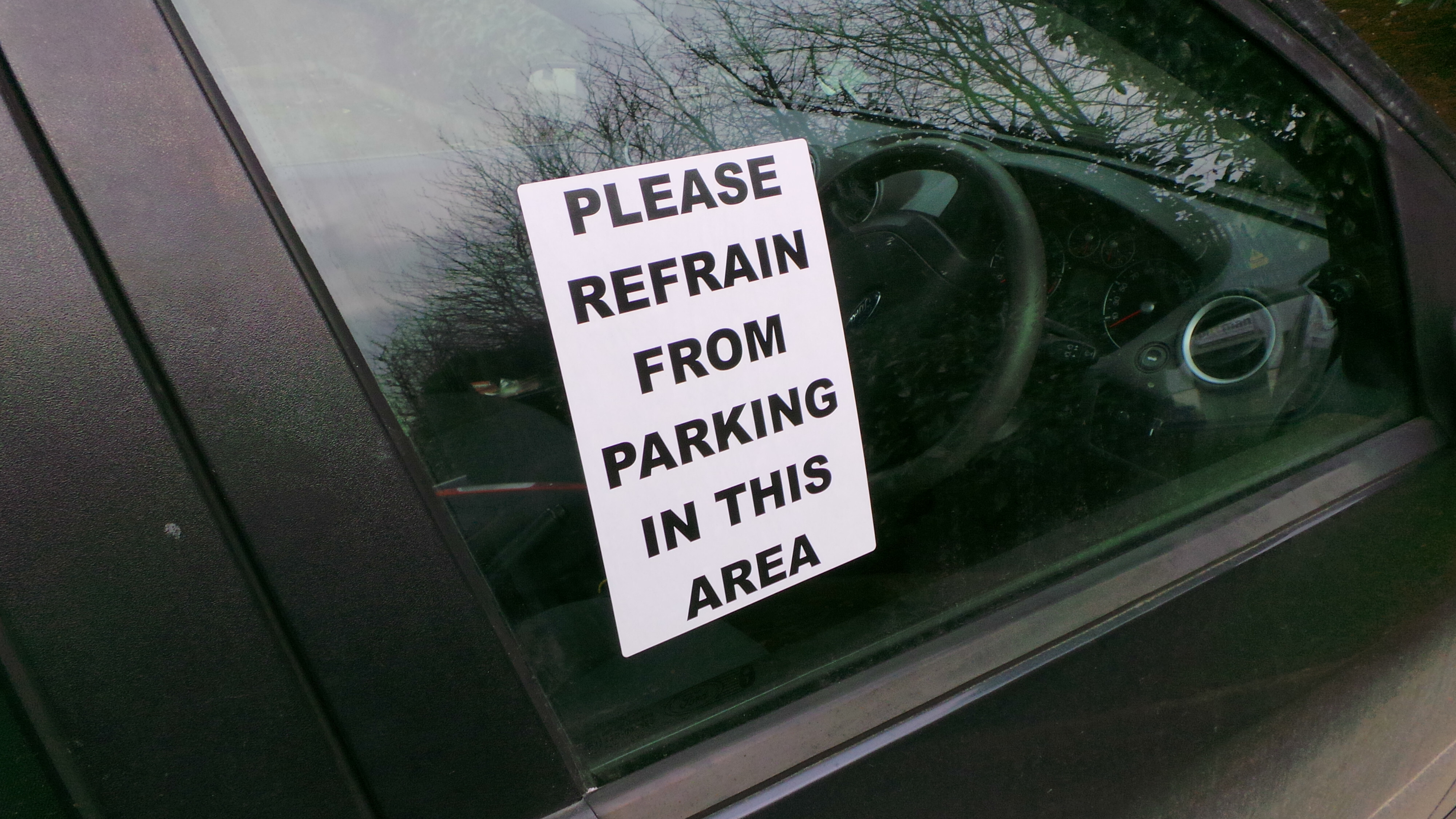 No Parking Stickers Regular Adhesive Pittman