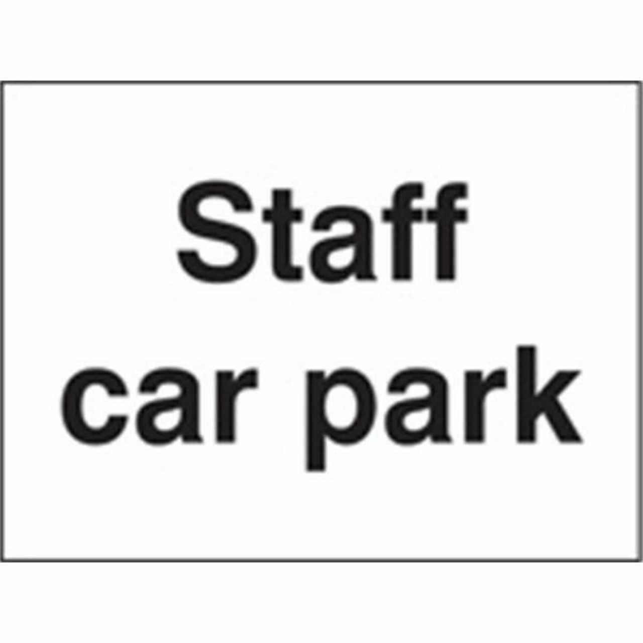 Staff Car Park Sign-10