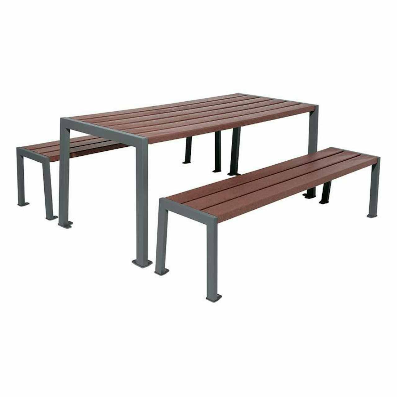Silaos Recycled Plastic Picnic Table Set