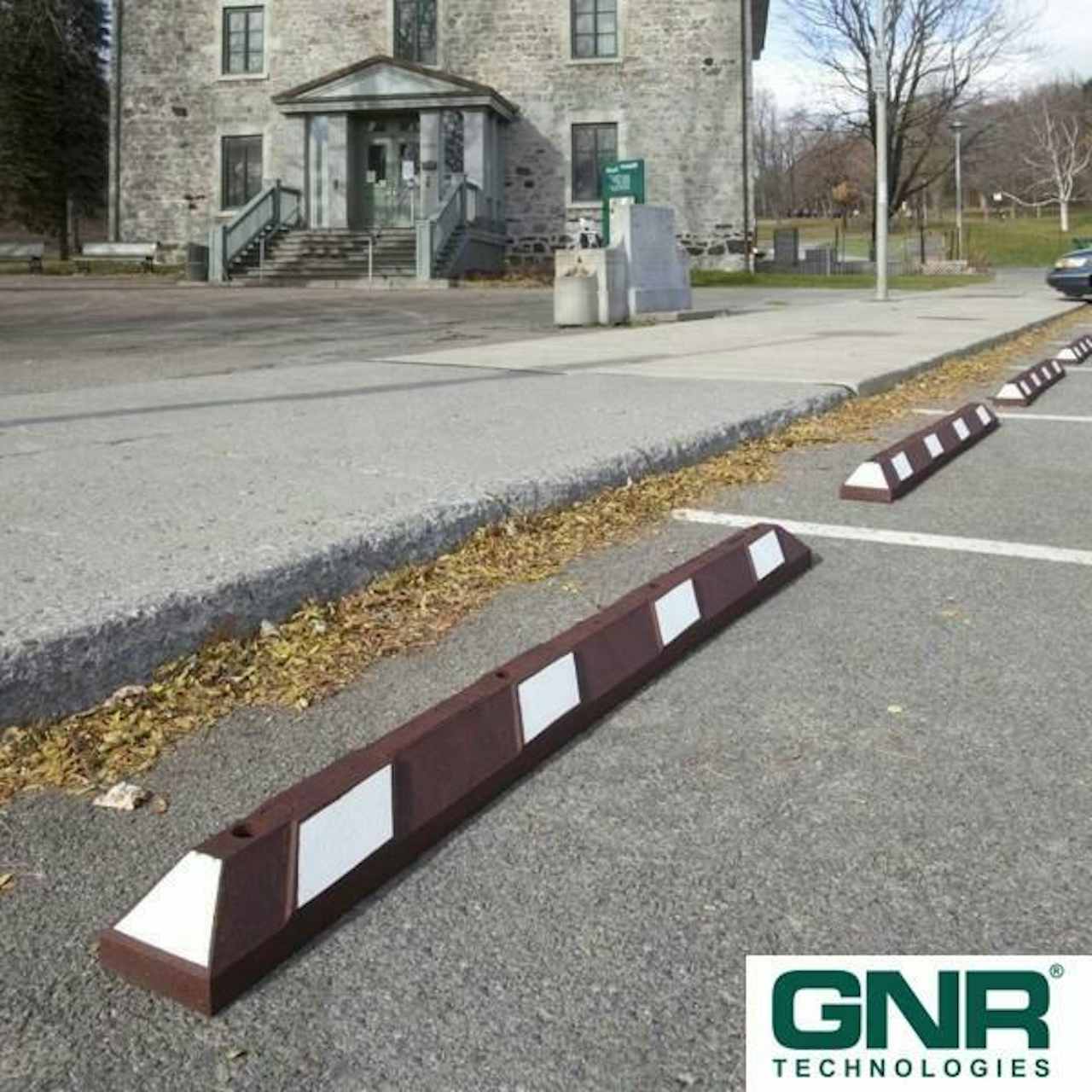 Park It 1800mm Rubber Parking Curb (Red)