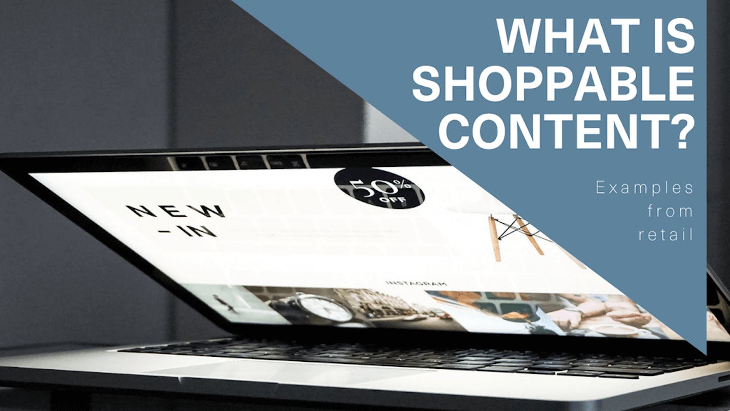What is shoppable content?