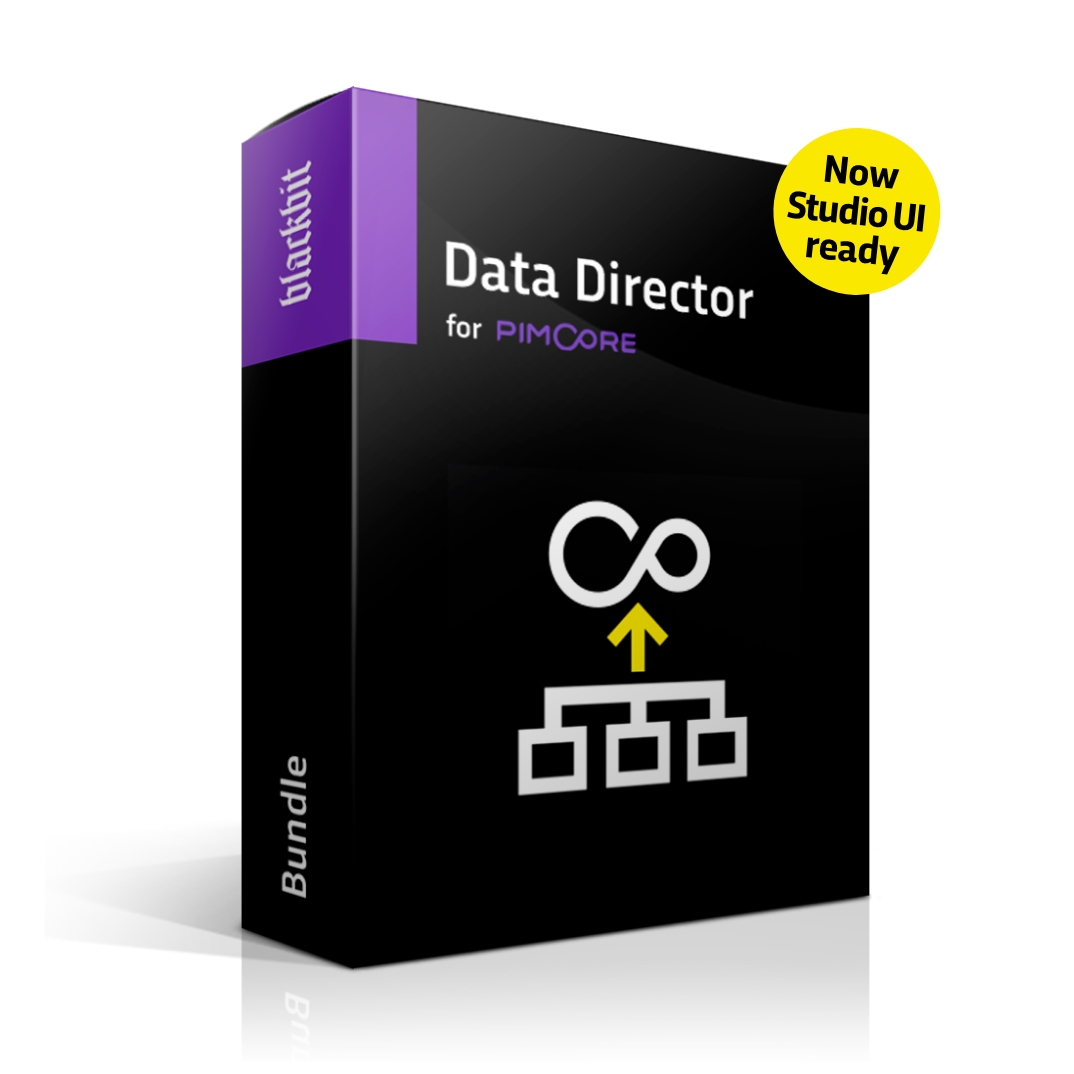 Blackbit Data Director for Pimcore, version 4 with Pimcore Studio UI support – bundle packaging with the note \x22Now Studio UI ready\x22