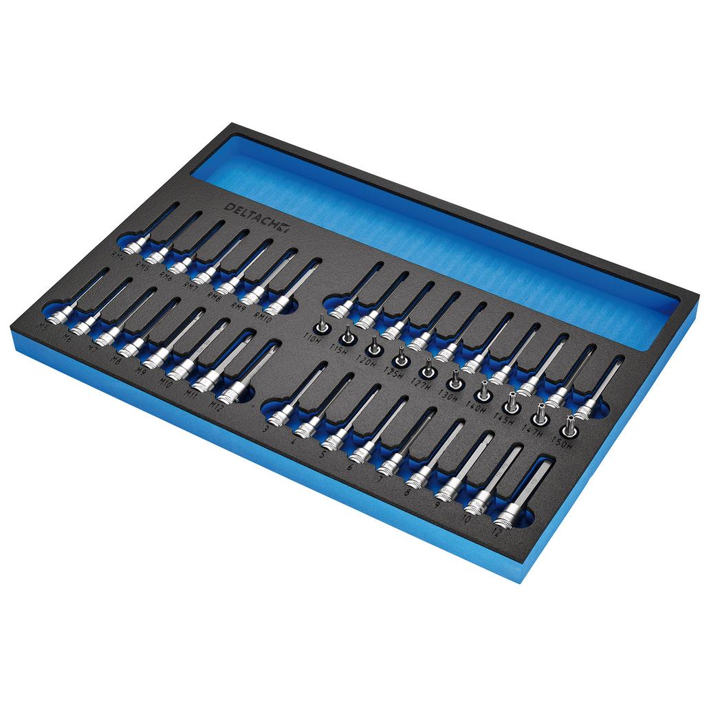 Resi-Torx, Hexagon, Multi-Tooth/Spline, Ribe Socket Set, 3/8\x22 Sq. Dr. in EVA Foam Inlay  - 29447_1.jpg