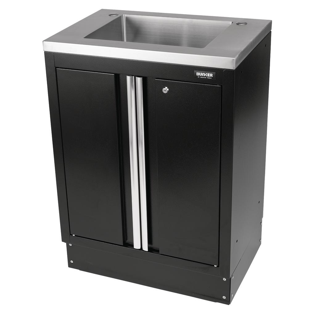 BUNKER Modular Floor Cabinet with Sink, 2 Door, 680mm - 31034_1.jpg