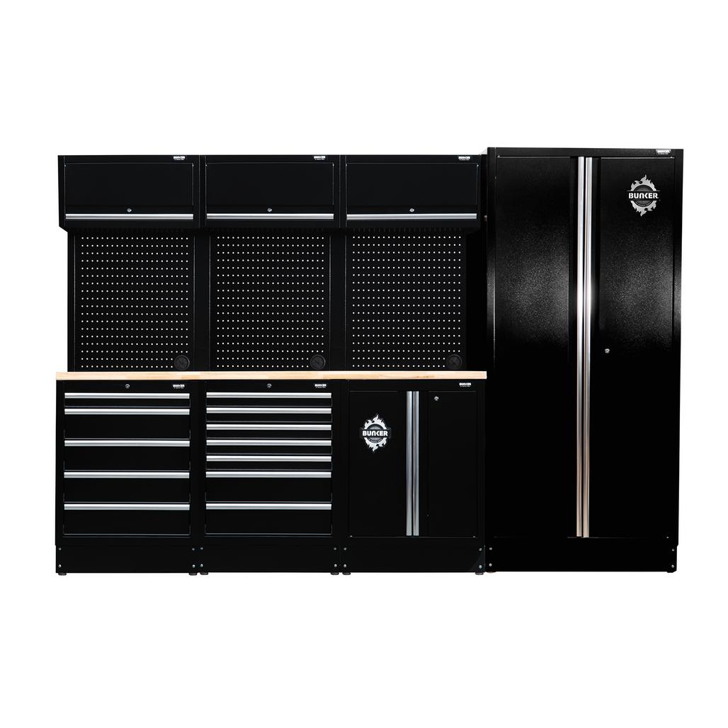 BUNKER 15 Piece Modular Storage Combo with Worktop, 2955mm - 32519_1.jpg