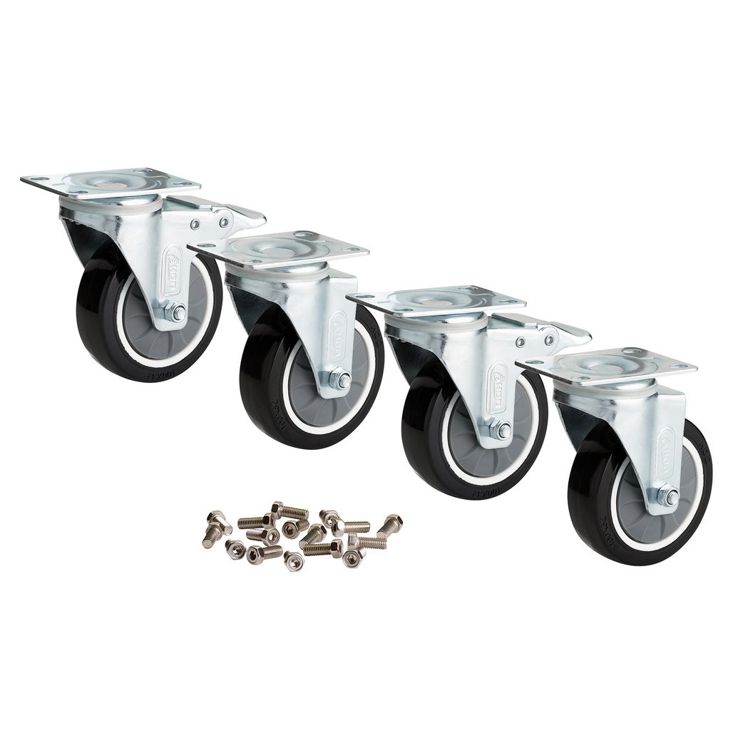 BUNKER 4 Piece Castor Wheel Set - 04531_1.jpg