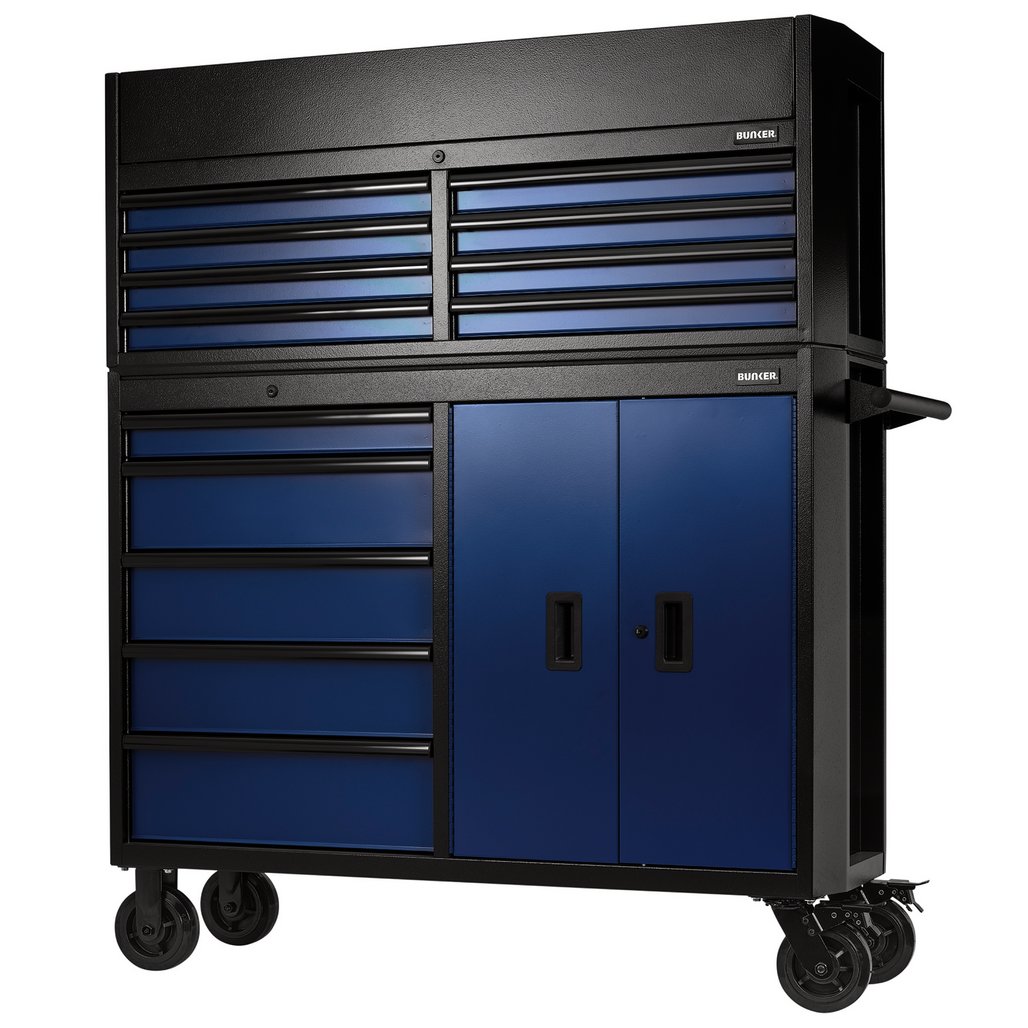 BUNKER Combined Roller Cabinet and Tool Chest, 13 Drawer, 52\x22 - 24254_1.jpg