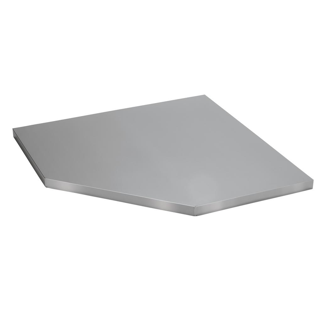 BUNKER Modular Stainless Steel Worktop for Corner Cabinet, 865mm - 27462_1.jpg
