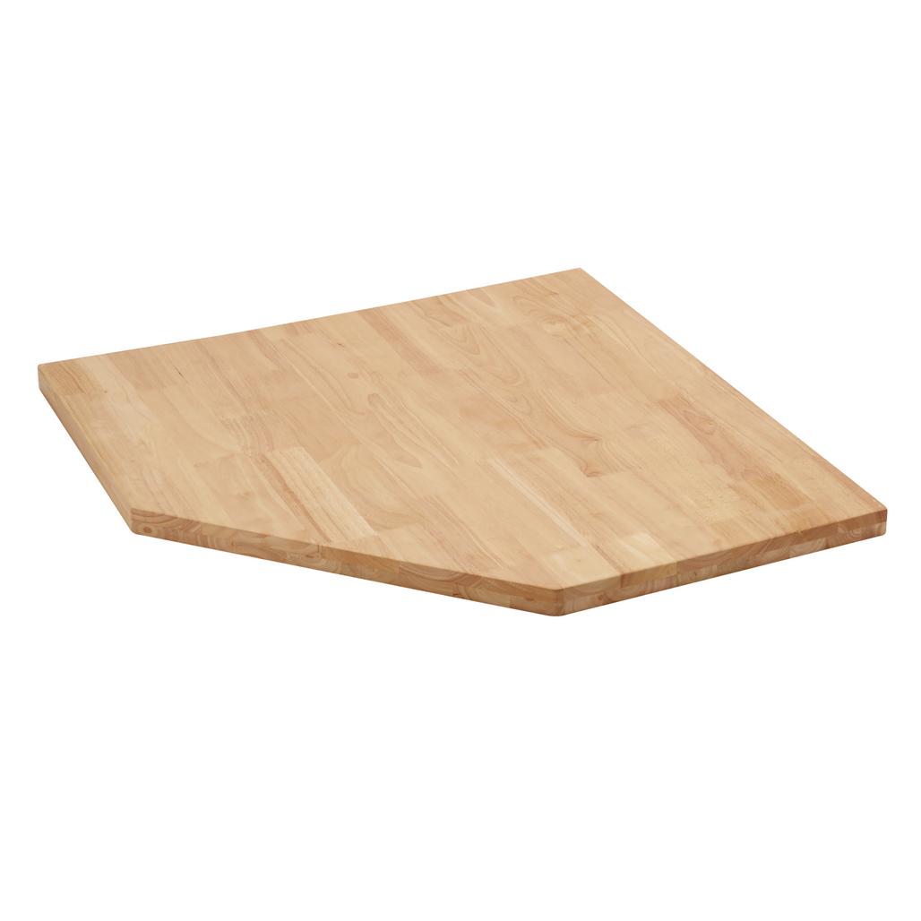 BUNKER Modular Hardwood Worktop for Corner Cabinet, 865mm - 27366_1.jpg