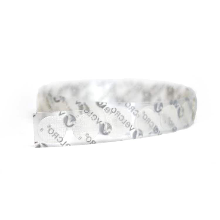 Low Profile Velcro ® Brand  Circles On A Roll White / Thin Velcro - Low Profile Velcro