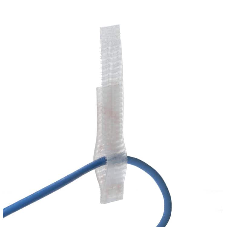 1\x27\x27 X 3\x27\x27 3M™ Clear Dual Lock™ Cable Hanger / Velcro Straps - Bundling Straps - Velcro Tie - Velcro Strap